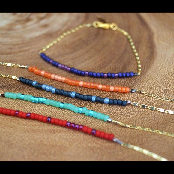 MORSE CODE BRACELET "GYPSY"