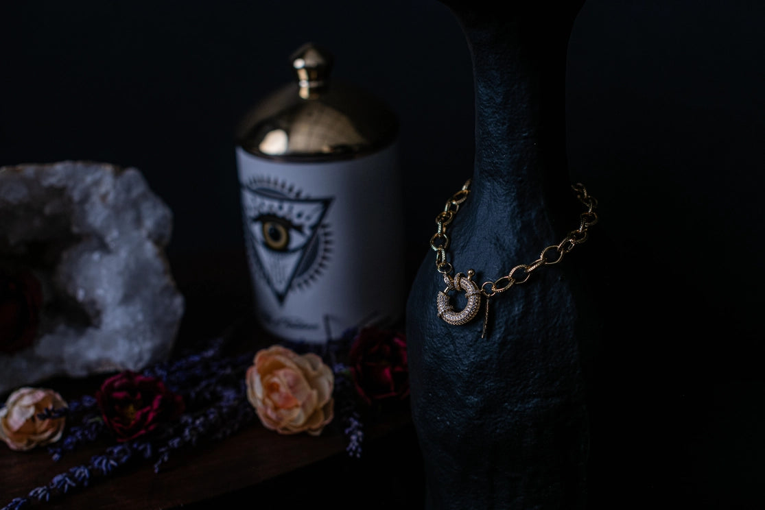 AMORE GOLD FILLED PAVE BRACELET