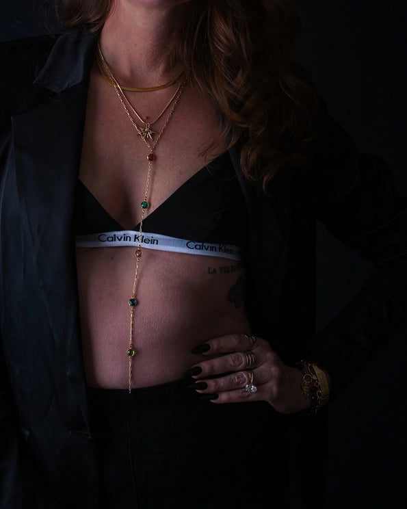 CHESHIRE GOLD FILLED CHAIN NECKLACE