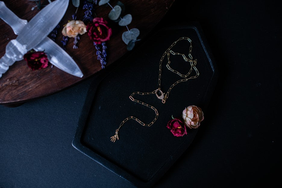 SKYLAR GOLD FILLED DROP CHAIN NECKLACE