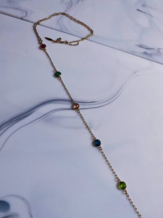 FOLLOW ME GOLD FILLED NECKLACE