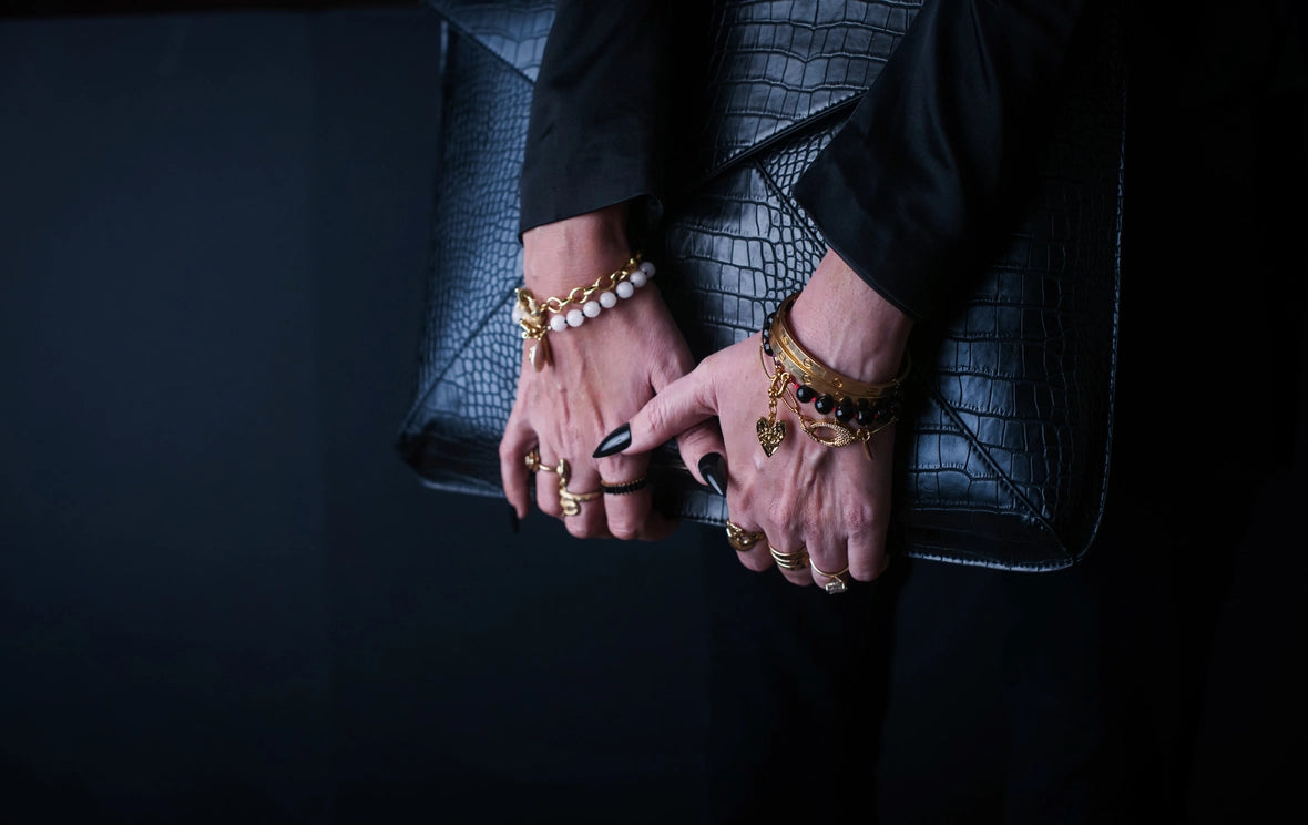 CATCH ME GOLD FILLD PAVE BRACELET