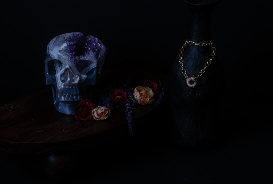 DIAMONDS IN THE SKY PAVE CHAIN NECKLACE