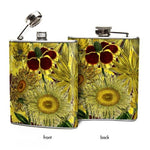 Oso + Bean - Yellow Sunflowers 6 oz Hip Flask