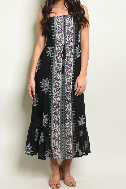 ALL MY LOVE PRINTED MAXI DRESS