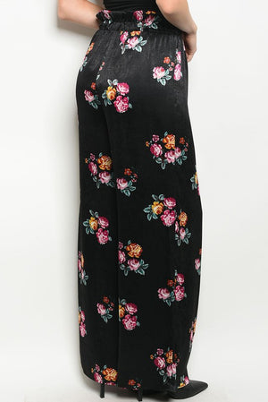 CASUAL SUNDAYS FLORAL PRINT PANTS