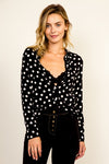 SUDDEN SUNSHINE POLKA DOT TOP