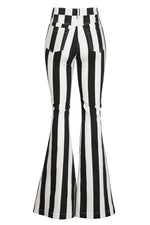 FLOAT ON STRIPE DENIM FLARES