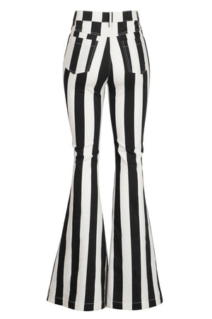 FLOAT ON STRIPE DENIM FLARES