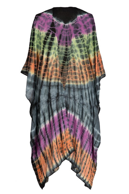 SUMMER OF LOVE TIE DYE KIMONO