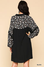 DELILAH EMBROIDERED DRESS