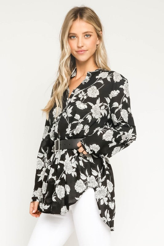 LORI FLORAL PRINT TUNIC