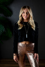TIME TO SHINE SEQUIN LEGGINGS