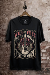 WILD AND FREE GRAPHIC TEE