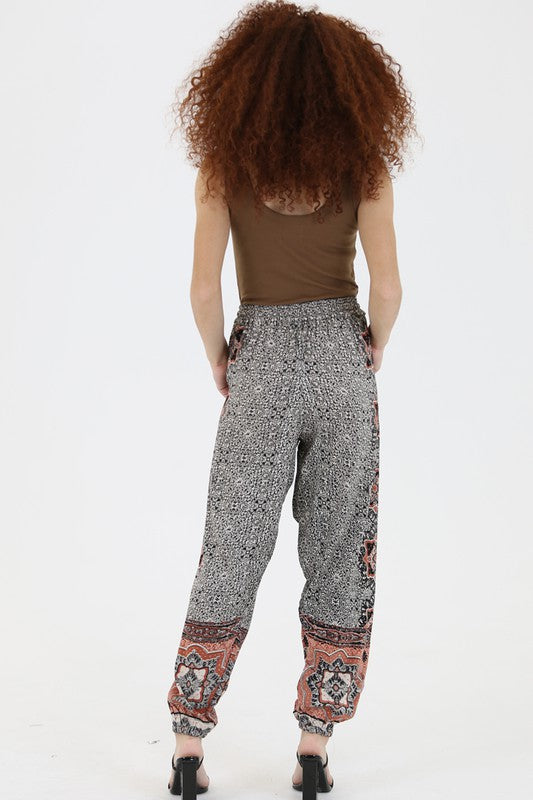 AVERY MIX PRINT JOGGER PANTS