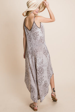 PAISLEY PRINTTED JUMPSUIT
