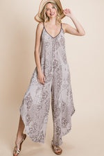 PAISLEY PRINTTED JUMPSUIT