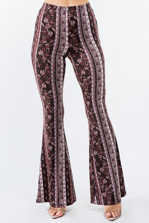 CAMMIE PRINTED FLARES COCO