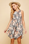 FLORAL PRINTED DRESS