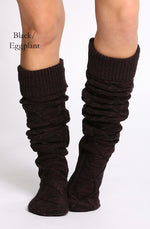 PENNY CABLE KNEE HIGH SOCKS