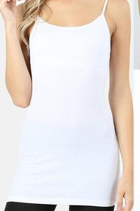 KYLIE SOLID CAMI WHITE-