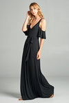 TAMBOURINE OPEN SHOULDER MAXI