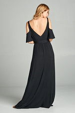 TAMBOURINE OPEN SHOULDER MAXI