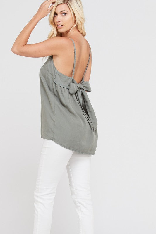 SUNDROP BOW BACK TANK