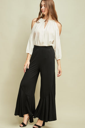 DAHLIA WIDELEG PANT BLACK-