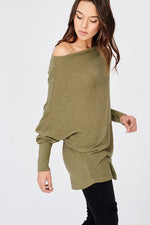 BEXLEY THERMAL TUNIC SWEATER GREY-