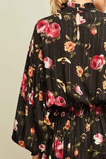 EISLEY LUREX FLORAL DRESS-