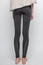 GIANNA LASER CUT LEGGINGS-