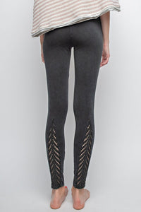 GIANNA LASER CUT LEGGINGS-