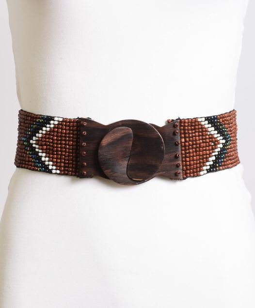 MENA BEADED BELT