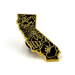 GOLD CALIFORNIA PIN