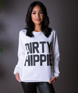 DIRTY HIPPIE PULLOVER WHITE