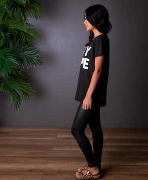 DIRTY HIPPIE TEE BLACK