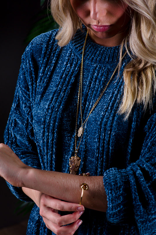 RAY PULLOVER TEAL