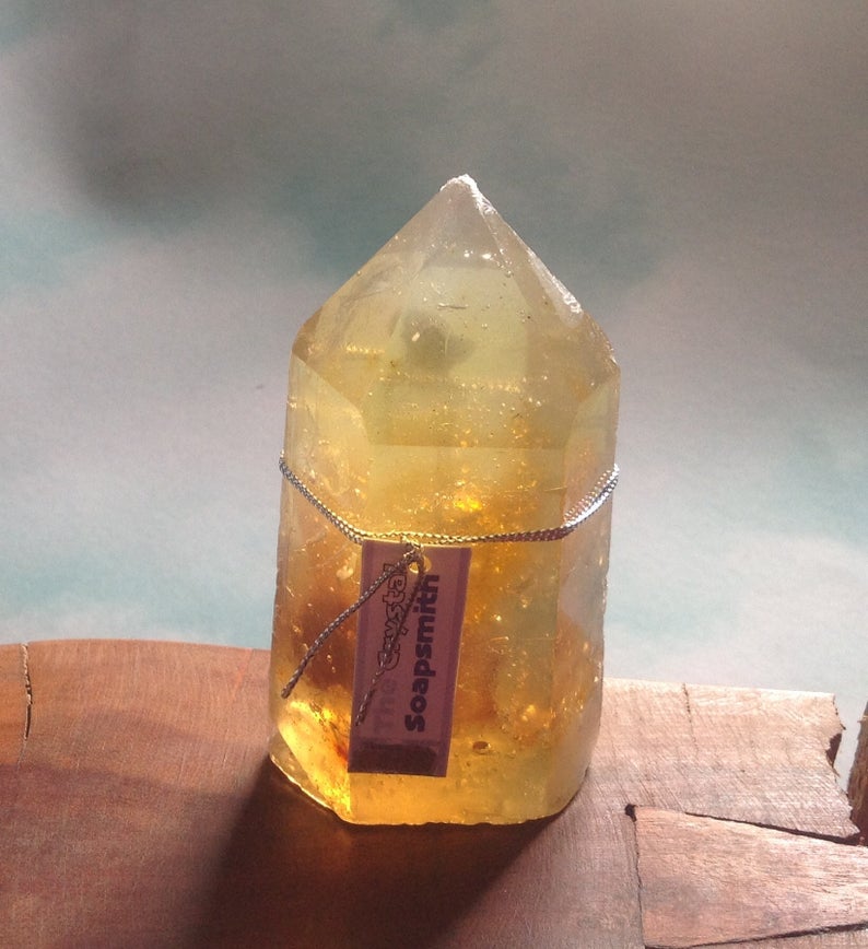 CITRINE SOAP AND TRY SET