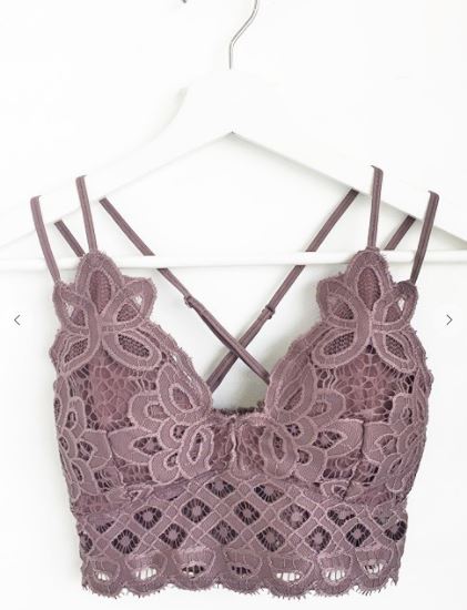 AXEL LACE BRALETTE DUSTY PURPLE