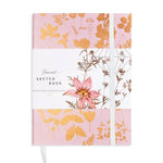 Faux Leather Copper Sketchbook- Pink Shine