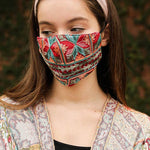 MARIA EMBROIDERED FACE MASK