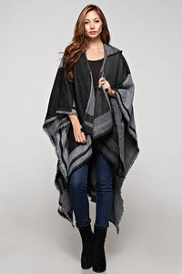 ZIGGY HOODED PONCHO