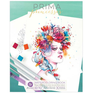 PRIMA PRINCESSES COLOR/WATERCOLOR BOOK