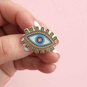 ENAMEL PIN EVIL EYE