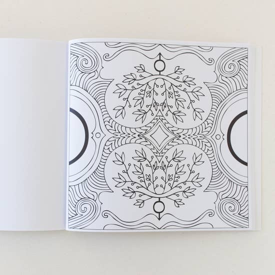 Nuveau: The Future of Patterns Adult Coloring Book