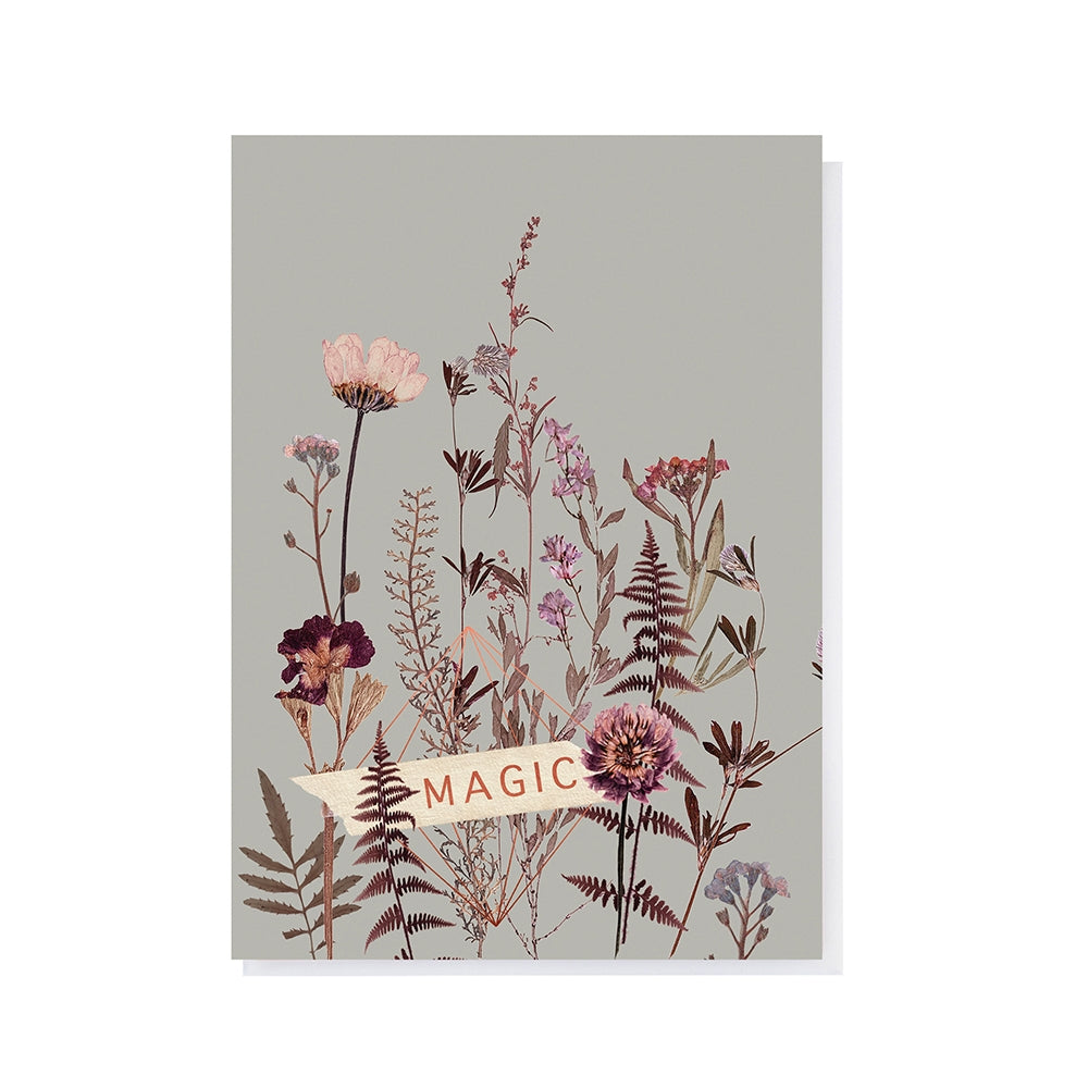 C4- Greeting Card "Flower Bed"