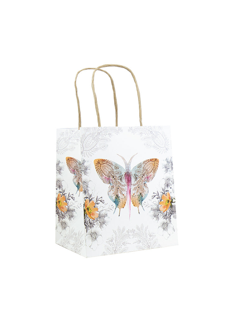MINI GIFT BAG, PAISLEY BUTTERFLY