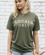LOCALS ONLY TEE OLIVE-