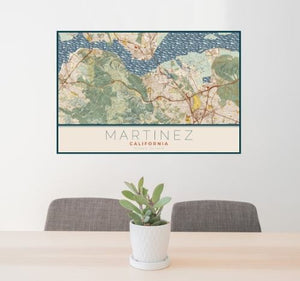 MARTINEZ MAP PRINTS- LARGE